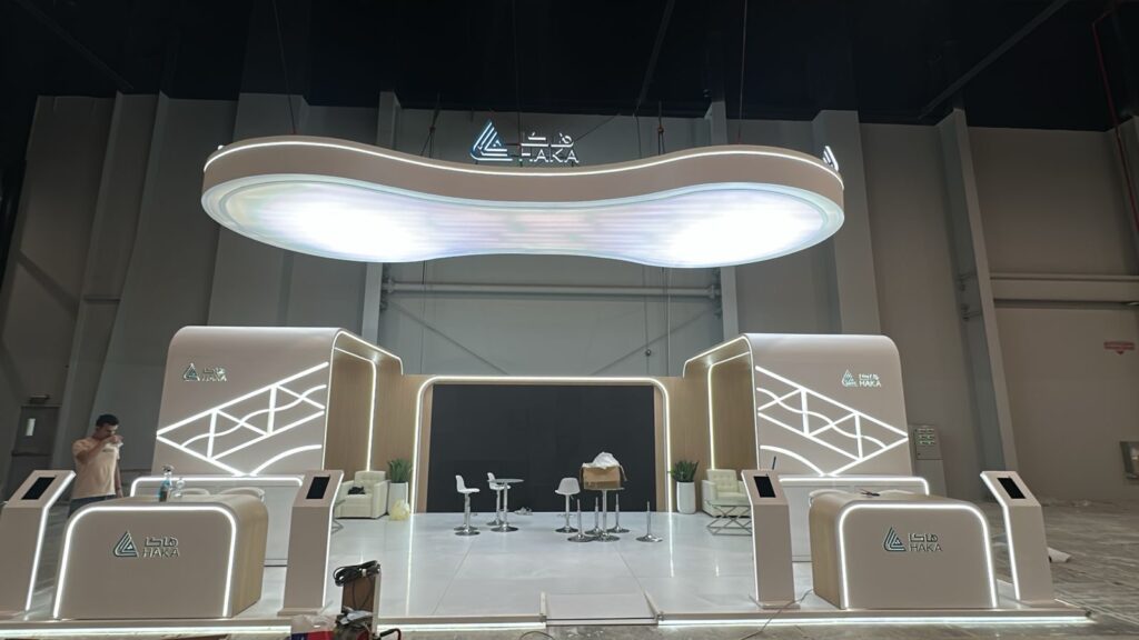 Exhibition stand by The Exhibition Services