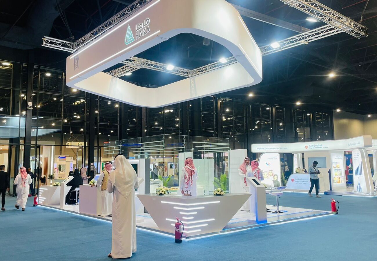 Exhibition stand by The Exhibition Services